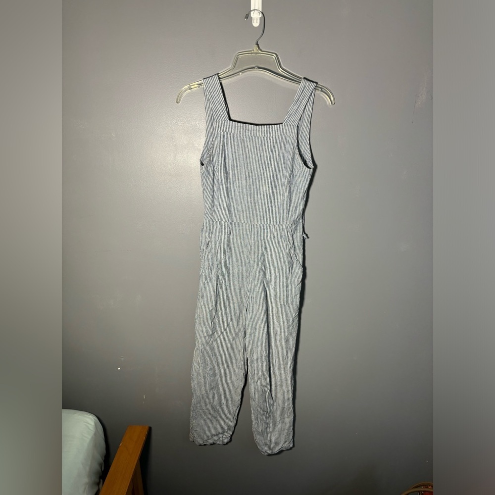 Reformation Striped Backless Jumpsuit Womens Size 0